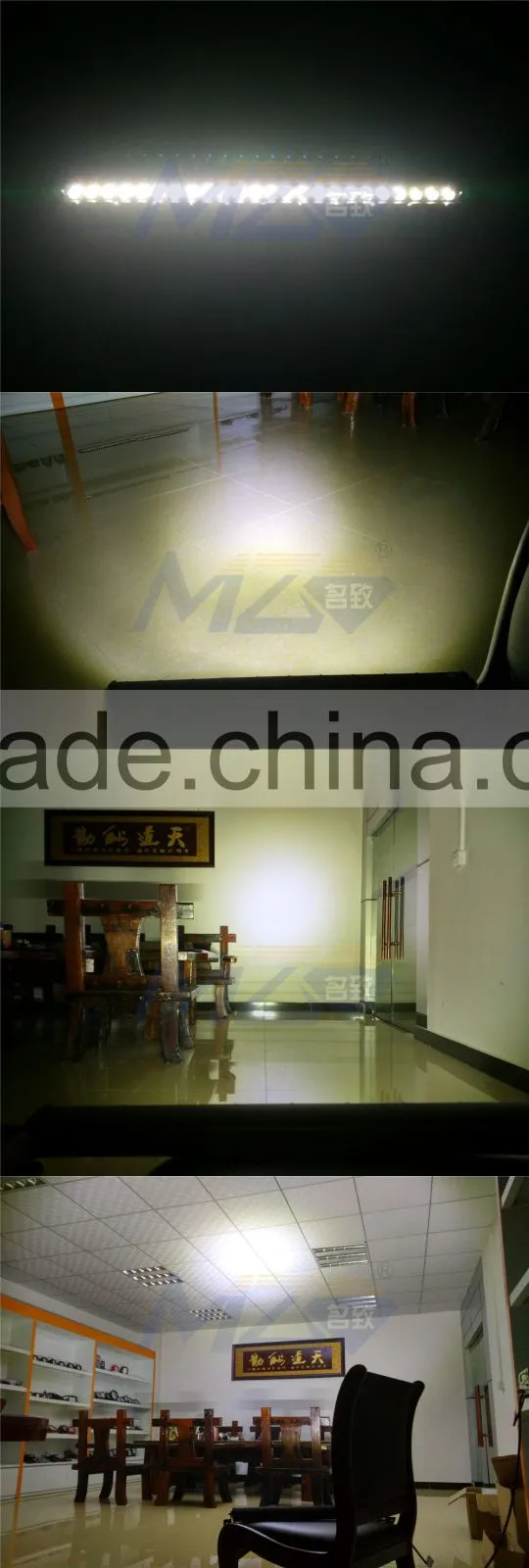 MZ-4527-90W LED off road light bar, 24.4'' super brightness 30x3W CRE E mini single row, SUV ATV Truck Tractor 4x4 factory price