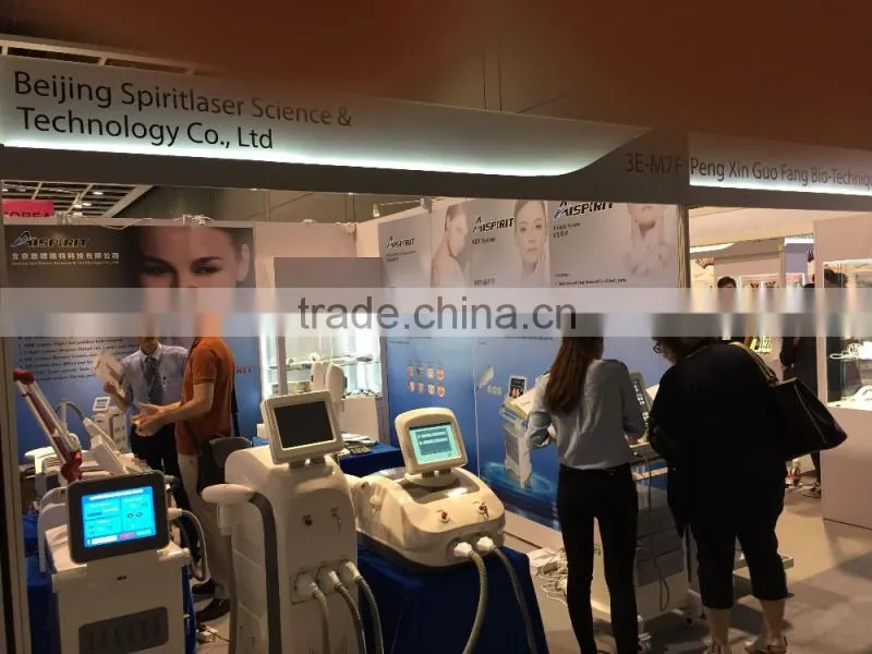 Super shr hair removal machine with nd yag laser system