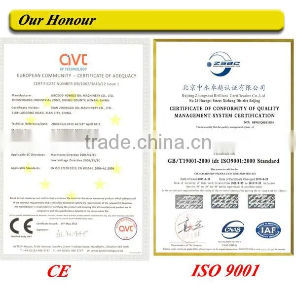 groundnut/peanut oil extract machine/peanut oil processing machine/peanut oil refining machine with ISO&CE