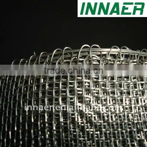 plain woven stainless steel crimped wire mesh (Exporter)