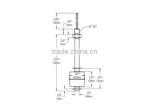 MR10100-S stainless steel electronic water float switch sensor box