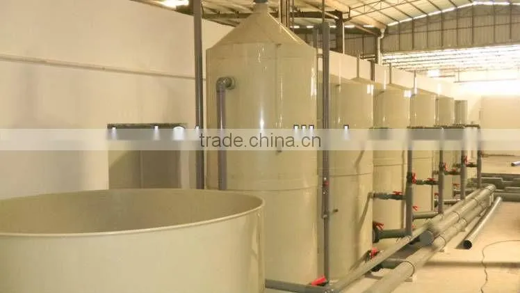 10T-100T Fish SewageTreatment Bio Filter For Aquaculture