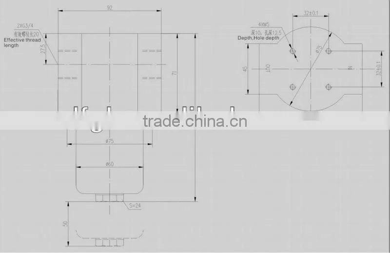 XDF-MA60Q10 Pilot Filter for Engineering Machinery and Tractor