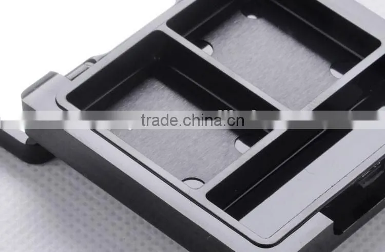 Plastic cosmetic packaging eye shadow compact case