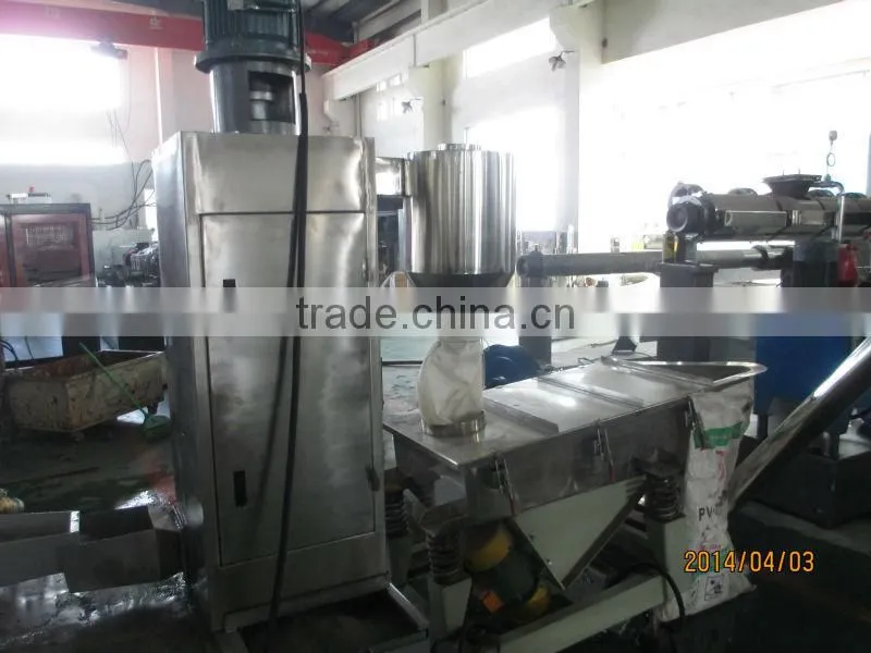 PP woven bag water-ring pelletizing machine/plastic granulator extruder