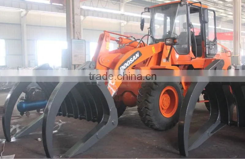 brand new HCN BM06 wheel loader tractor log grapple