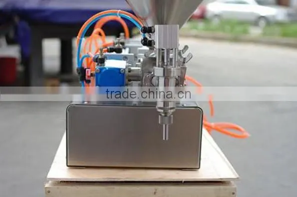 Fully stainless steel Semi-Automatic cosmetic Cream lotion, Jam, Sauce Filling Machine