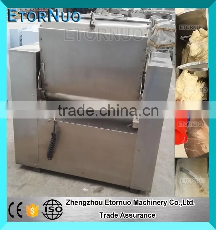 75kg Mixing Capacity Stainless Steel Industrial Electric Horizontal Dough Mixer