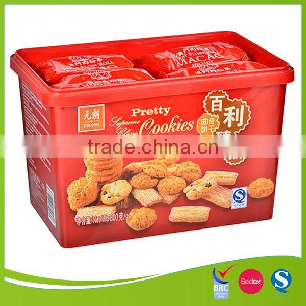 design plastic iml cookie container