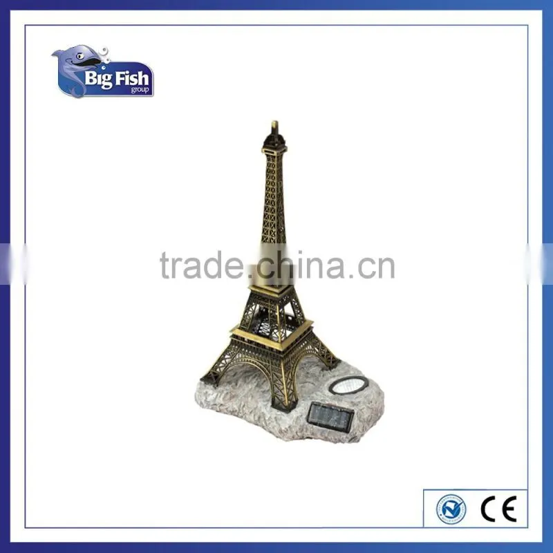 Decoartive Outdoor Solar Powered Sculpture eiffel tower Shaped LED Garden Solar Lights