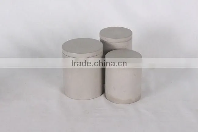 Cheap marble candle holder with lid with soy wax produced from factory for interior centerpieces