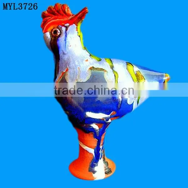 Resin couple Rothchild bird statue on tree branch