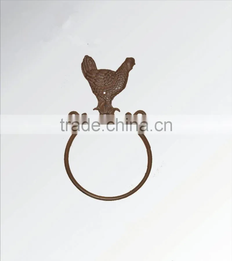 cast iron bathroom paper towel holder