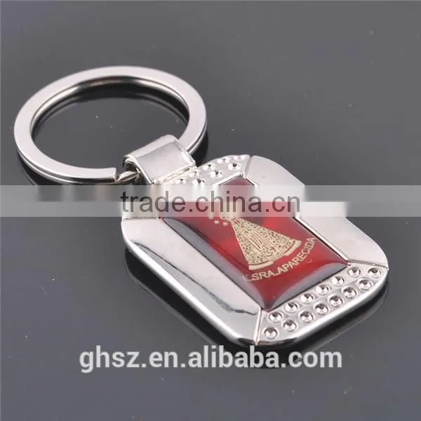 Customized stainless steel decorative angel keychain manufacturer