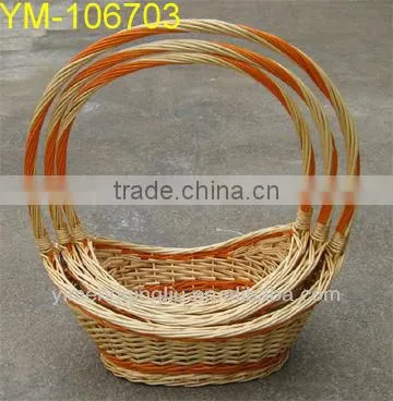 cheap inexpensive wicker christmas basket beautiful