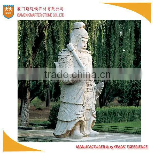 Grey color christian figure stone carving for plaza