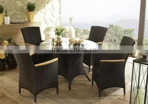 Aluminum frame Rattan armchair