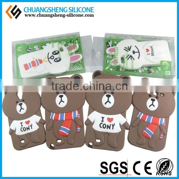 2015 new product 3D silicone Phone case,phone covers