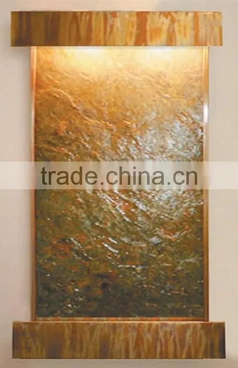 hotel water wall mounted LED frame mirror