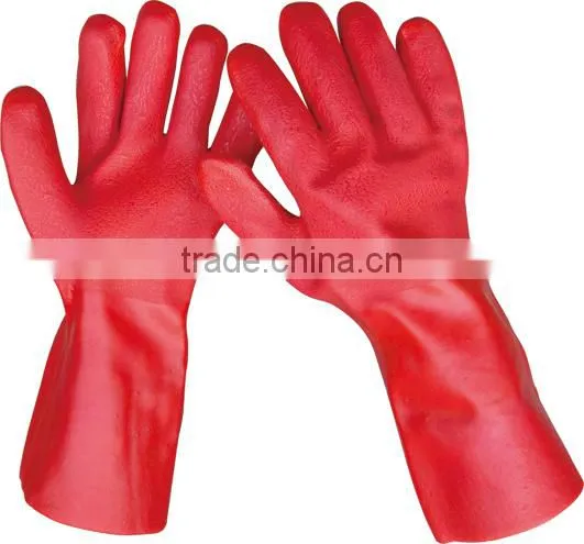 Whole sale Chemical resistant PVC gloves