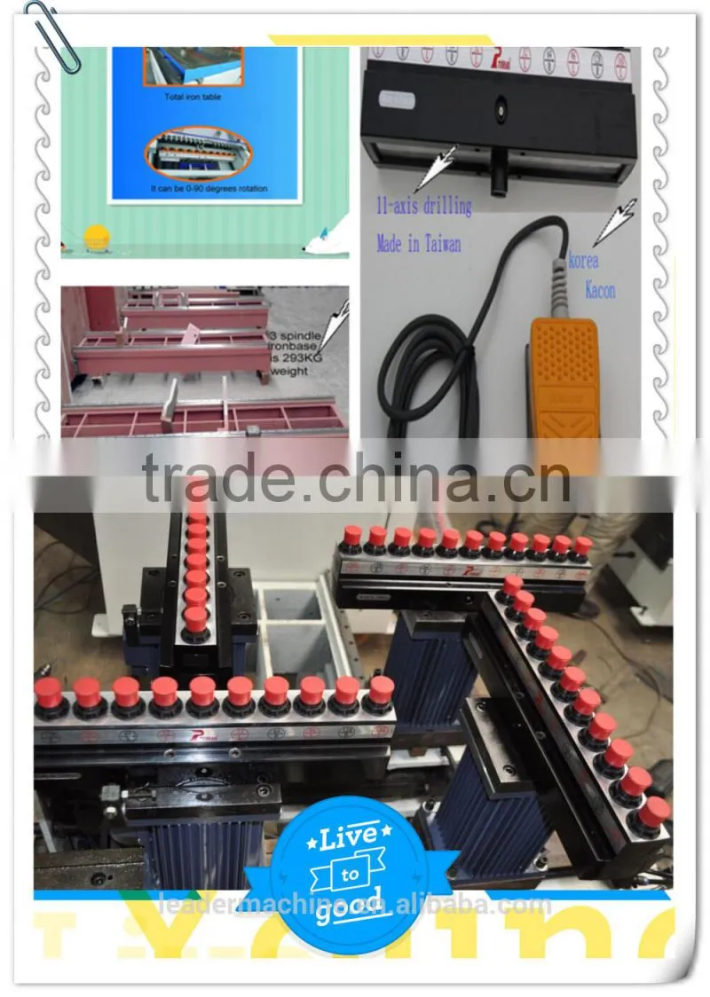 MZB126AF High Quality Multi lines Six Rows Driller Wood Machinery