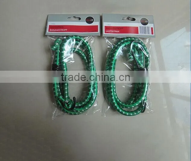 2017 good quality bungee cords for camping/ outdoor Multi-strand core rope with external plastic cove