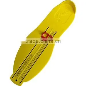 Set of 2 promotional customized logo plastic foot gauge foot measure device