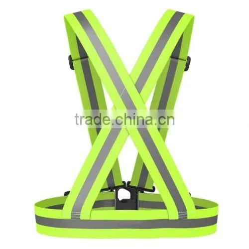 Reflective Vest Harness High Visibility Running Walking Sport Cycling Safety