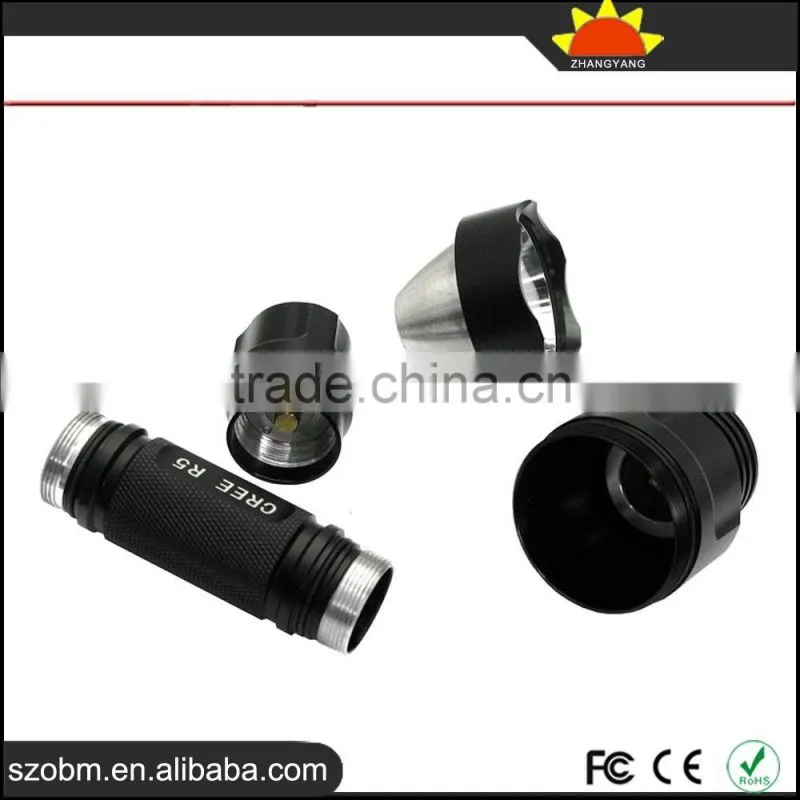 Wholesale OBM ZY-C8 Q5/L2/T6/XML T6 LED 18650 battery Hunting Tactical Flashlight
