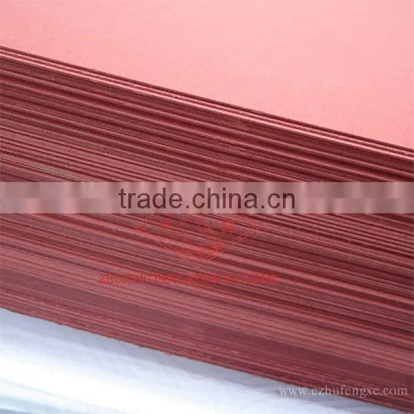 Wood pulp pressed paper board