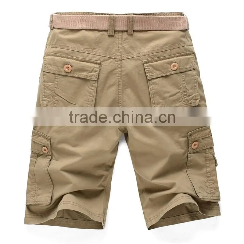 Wholesale mens cargo pants with side pockets , men's cargo short pants , men summer short pants