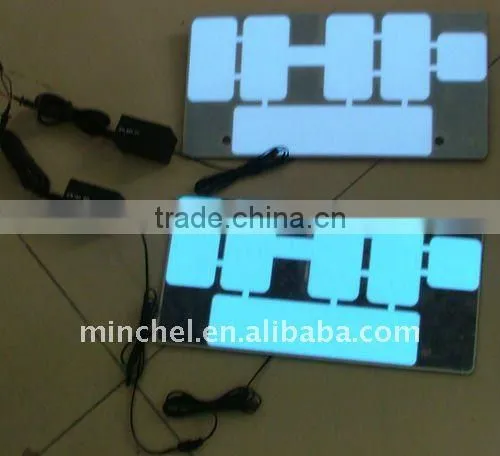 Colorful and beautiful flashing el panel board(CE, RoHS, 0.15-0.5MM, 30-500 CD/M2)