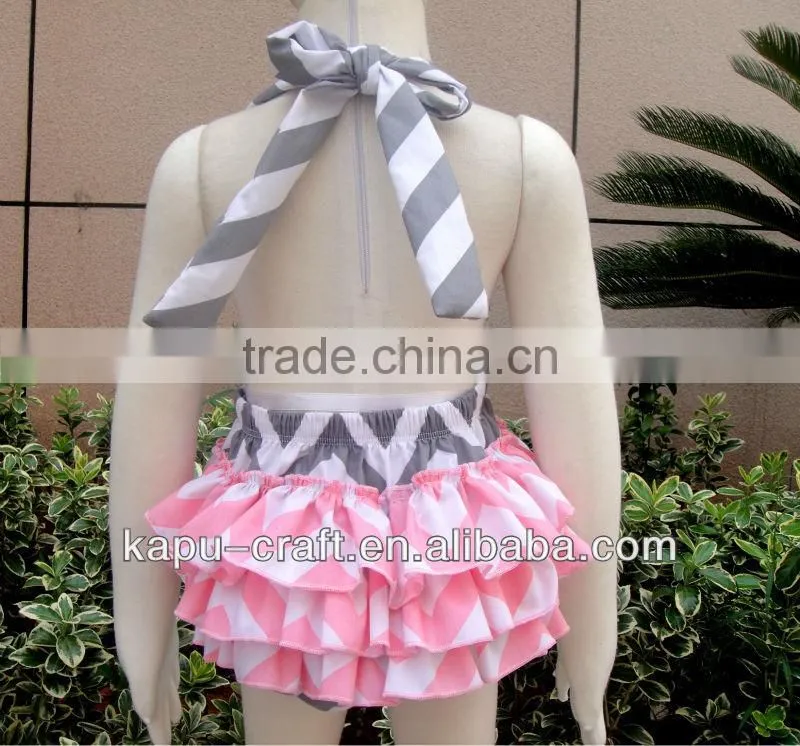 Cute infant chevron baby garment blank infant rompers