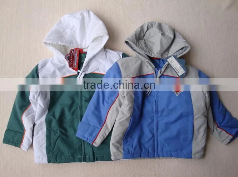 Warm outdoor kids jacket with hood child clothes for winter hoodie jacket