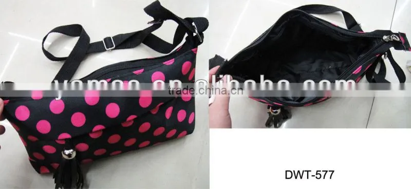 Fashion popular dot cosmetic bag