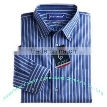 wholesale cheap mens wear non iron striped t shirt