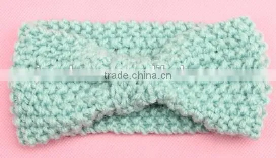 crochet knitting baby headband, baby turban knitting headband