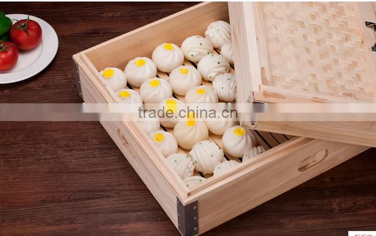 Squre Bamboo Steamer Set