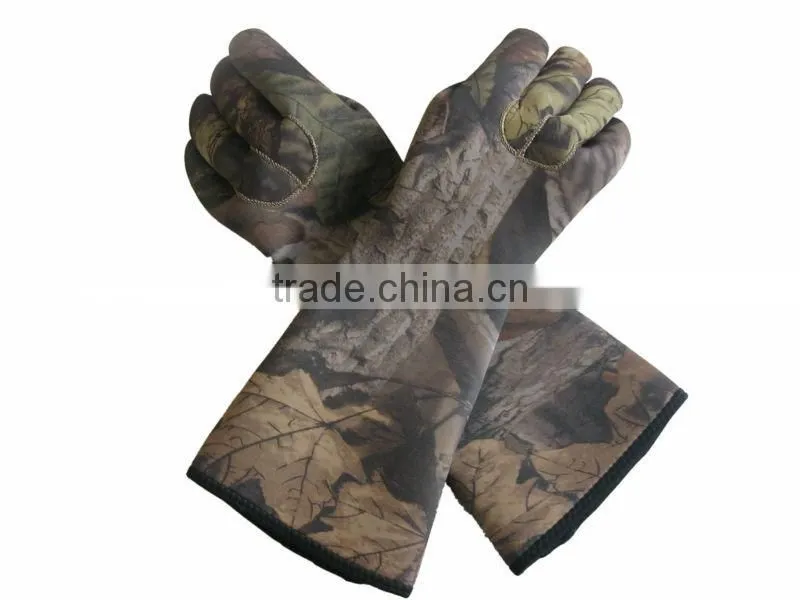 OEM Service Camo Hunting neoprene glove wholesale