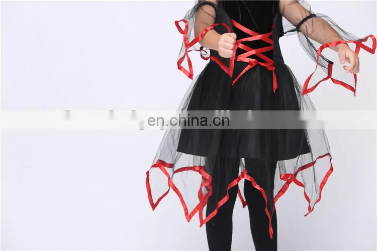 kid halloween witch fancy party costume