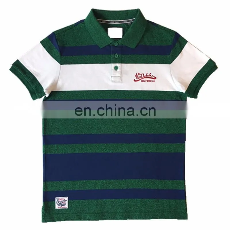 High Quality New Design Soft-touch Mens 100% Cotton Custom Embroidery Polo Shirt