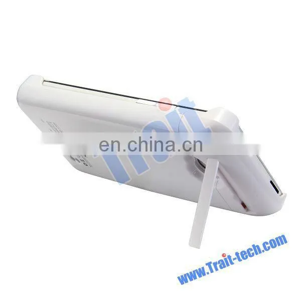 3000mAh External Battery Charger for HTC One Back Up Battery with Folding Stand