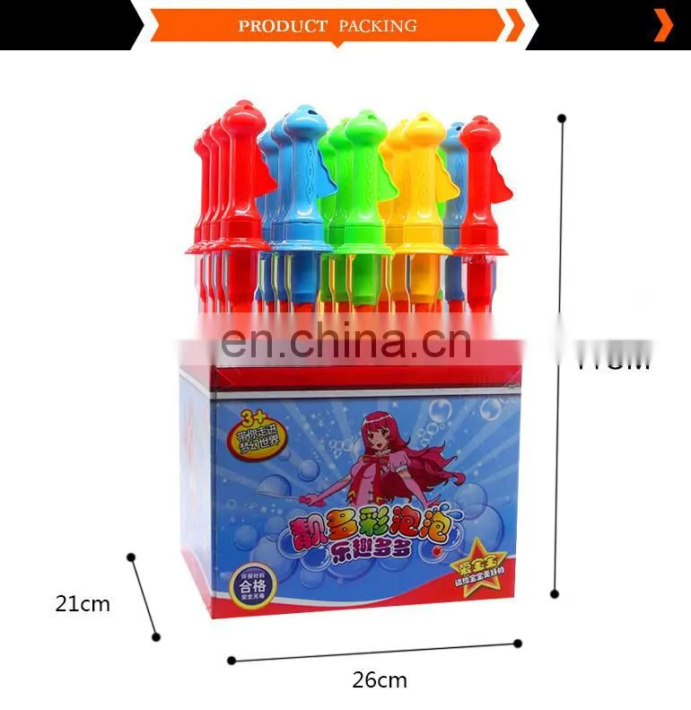wholesale alibaba 41cm bubble stick kids outdoor toys with western sword model