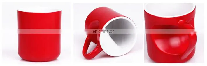 Fashion Lover Ceramic Type Heart Shape Sublimation Photo Mug