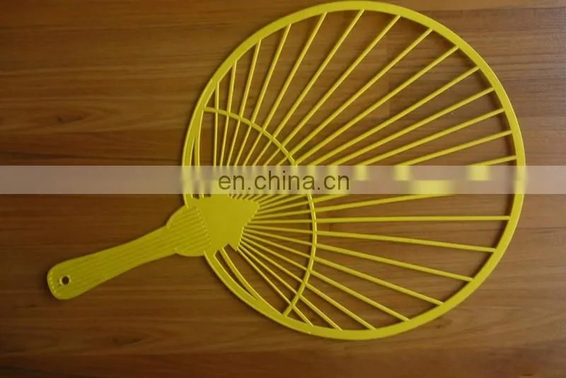 Fashionable Promotion paper sticker plastic round fan