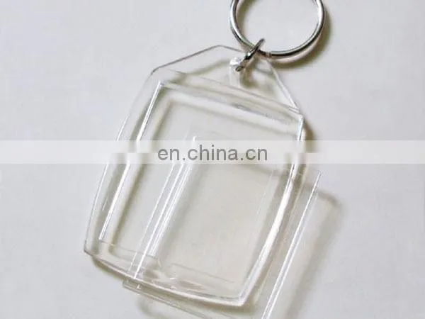 45*45mm square acrylic photo keychain