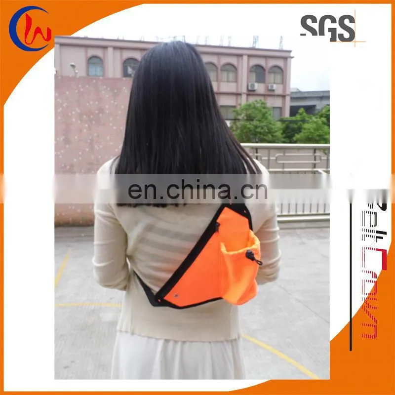 Double Zipper Sport Waist Waterproof Elastic Pouch Bag for Running