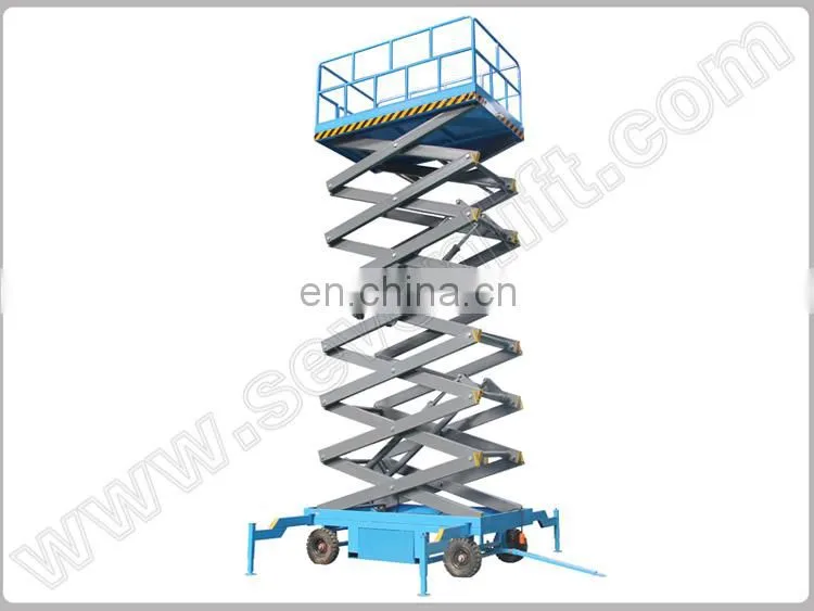 7LSJY Shandong SevenLift cheap adjustable handicap scissor hot sale mobile hydraulic lift for sale