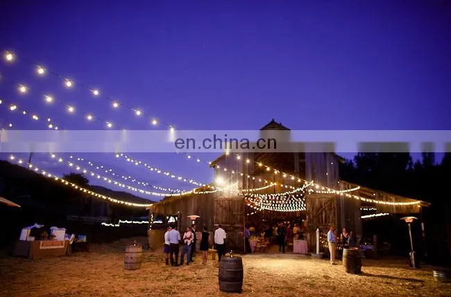 2W S14 led edison light filament bulbs led string light outdoor