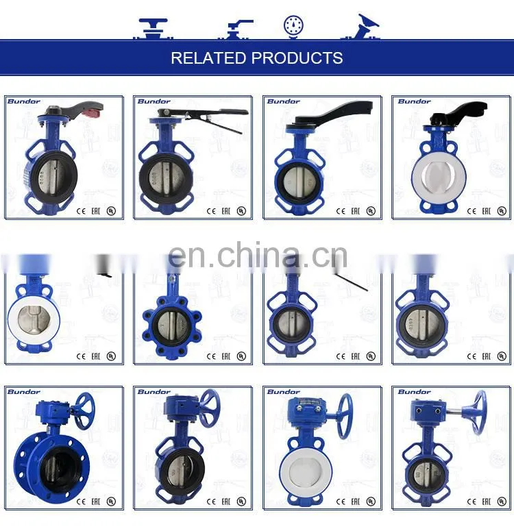 Bundor 4 inch high quality ductile iron flange connected silencing check valve price